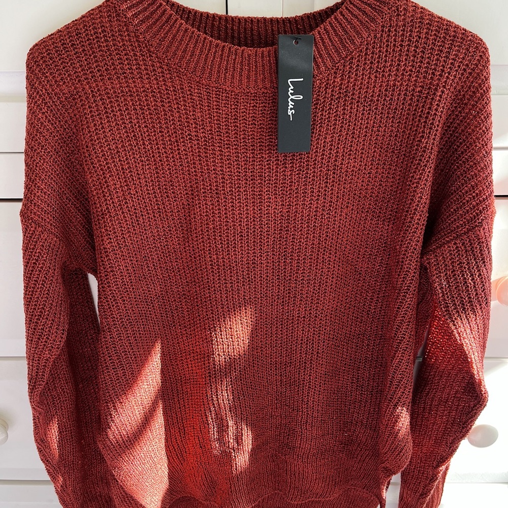 Lulus high low sweater